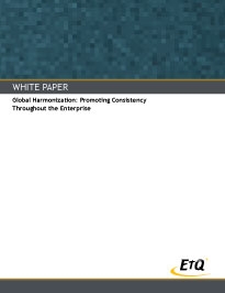 Global Harmonization: Promoting Consistency Throughout the Enterprise